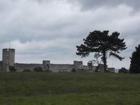 die guterhaltene Stadtbefestigung von Visby