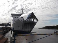 die Fähre zu den Aland-Inseln kommt