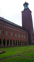 Am Rathaus in Stockholm