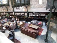 Warten aufs Einchecken in Visby