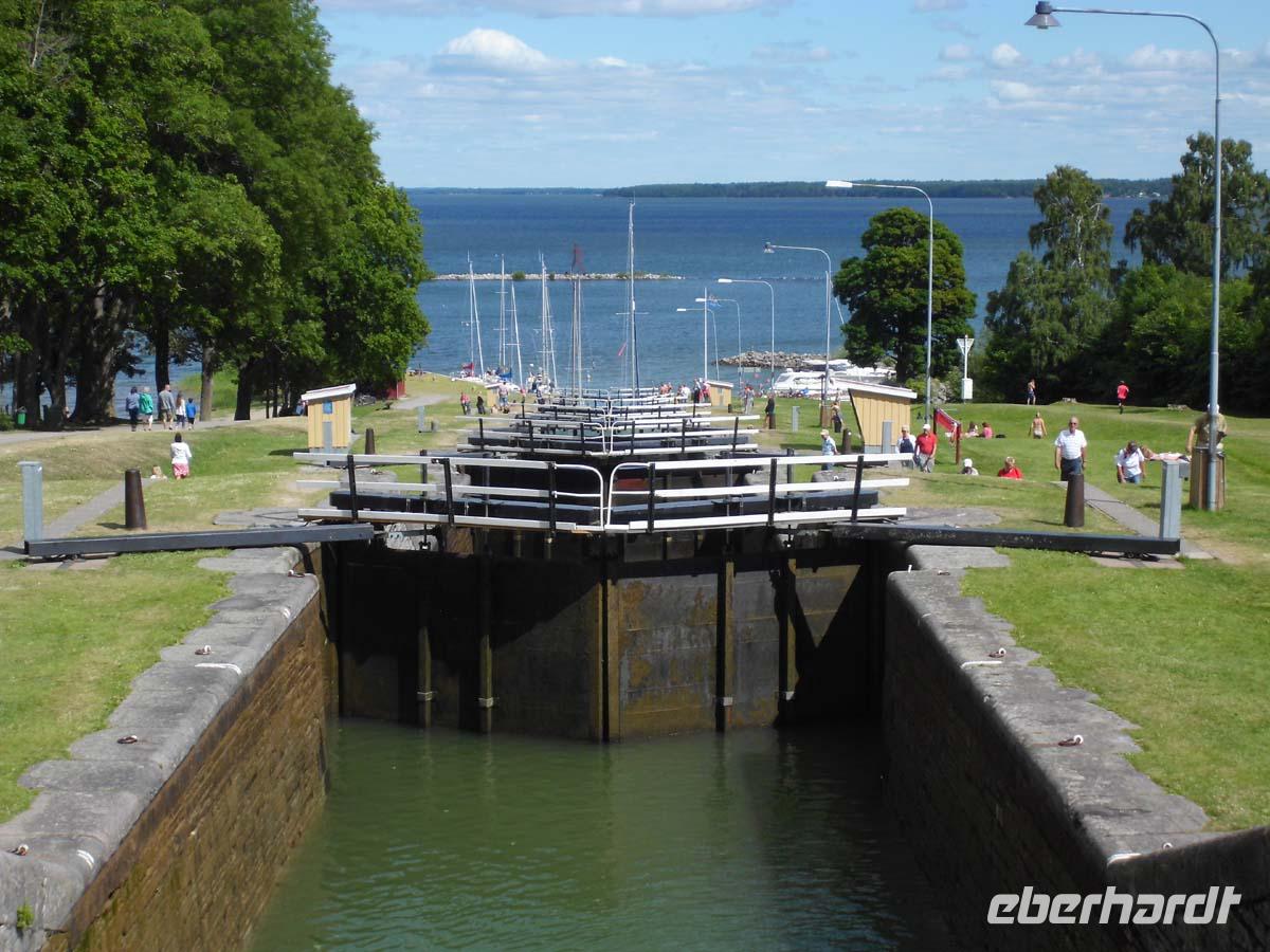 Schleusentreppe in Berg