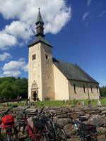 Erste Radtour, die Kirche