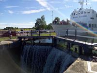 Wasa Lejon vor der Schleuse 