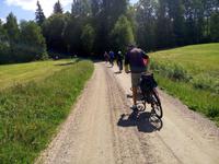 Waehrend der Radtour