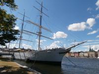Stockholm-Schiff als Jugendherberge