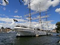 Stockholm-Schiff als Jugendherberge