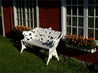 Idylle vor unserem Hotel auf Gotland