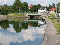 1538 Der Touristendampfer „Diana“ an der Schleuse von Borensberg