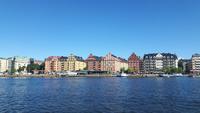 Stockholm (Fahrt auf dem Mälarensee zum Schloss Drottningholm)