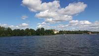 Stockholm (Fahrt auf dem Mälarensee zum Schloss Drottningholm)