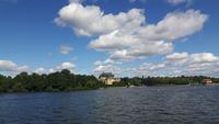 Stockholm (Fahrt auf dem Mälarensee zum Schloss Drottningholm)
