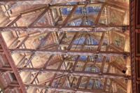 007 Stockholm, Rathaus, Decke Plenarsaal