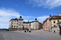 021 Stockholm, Riddarholmen, altes Schloss und Adelspaläste