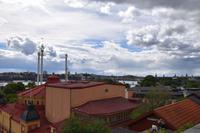 074 Stockholm, Blick von Skansen nach Södermalm und altstadt