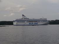 Fjäderholmarna Ausfahrt der Fähren