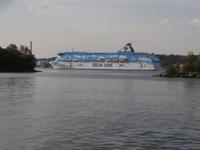 Fjäderholmarna Einfahrt der Fähren