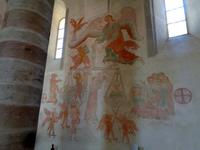 Fresko in der Kirche zu Vamlingbo