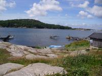 Weg zur Insel Marstrand