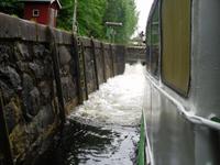 auf dem Dalsland-Kanal unterwegs