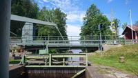 Schleuse am Dalslandkanal, Schweden