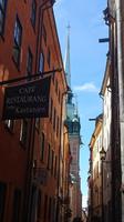 Gasse in der Altstadt von Stockholm