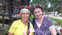 Mittsommer im Freilichtmuseum Skansen - Reiseleiterinnen Ingrid und Katrin