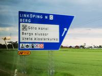 1304 Linköping, die Hauptstadt der schwedischen Provinz Östergötland. Rechts im Bild - Einen IKEA gibt’s natürlich auch