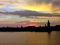 1792 Stockholmer Abendhimmel I