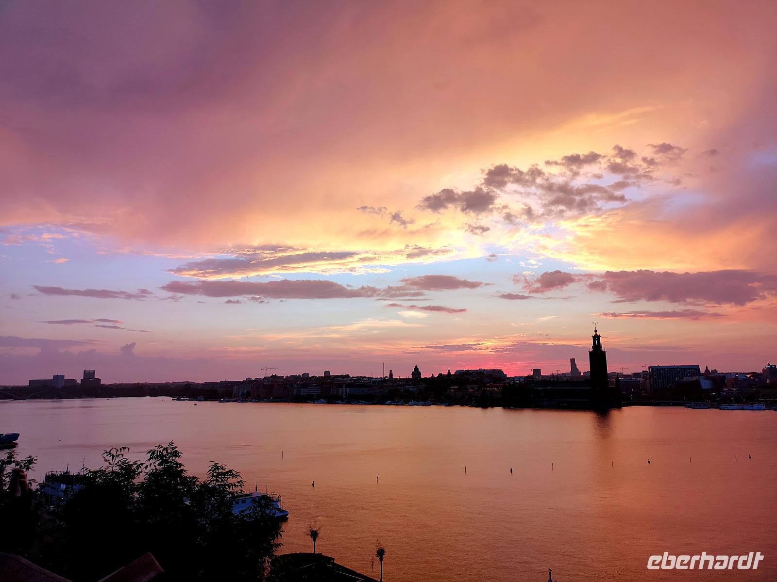 1804 Stockholmer Abendhimmel II