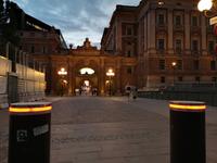 1846 Eingang zum stark gesicherten Regierungsviertel