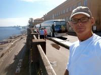 1910 Während der Stadtrundfahrt am Fjällgatan View point
