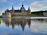 2854 Das Schloß Kalmar ist die meistbesuchte Sehenswürdigkeit  des Ortes