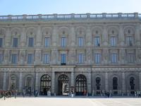 Vor dem Stockholmer Schloß