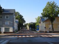 Samstag früh im Zentrum von  Mariehamn