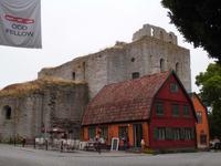 Blick auf St. Lars in Visby