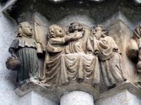 Plastiken an der Kirche von Martebo