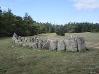Jungbronzezeitliche Schiffssetzung von Djupvik, Gotland