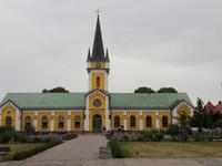 Die Stadtkirche von Borgholm war zunächst als Schule geplant
