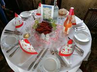 Krebsessen auf der MS Diana