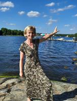 Insel Fjäderholmarna - Reiseleiterin Katrin 