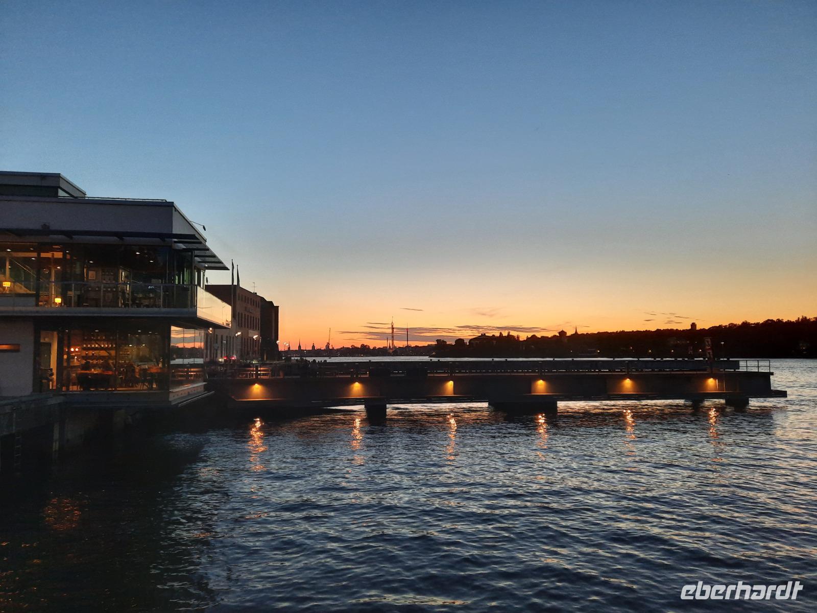 Abendstimmung am Ankunftstag
