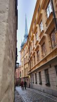 Silvesterreise Stockholm - Turmspitze der Deutschen Kirche in der Altstadt Gamla Stan