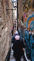 Silvesterreise Stockholm - schmalste Gasse in der Altstadt Gamla Stan
