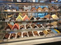 Pralinenstand in der Saluhall, Stockholm