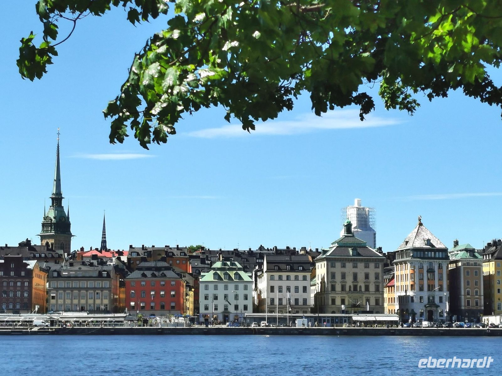 Blick auf Gamla Stan, Altstadt Stockholms