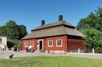Altes Bauernhaus in Skansen