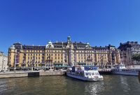 Grandhotel Stockholm und Beginn der Bootstour 
