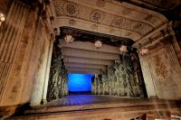 Das barocke Theater hat eine unglaubliche Bühnentiefe von 20 Metern, Drottningholm
