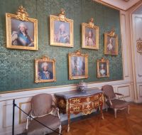 Einer der Räume im Schloß Drottningholm