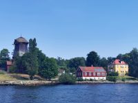 Auf dem Wasser unterwegs in Stockholm
